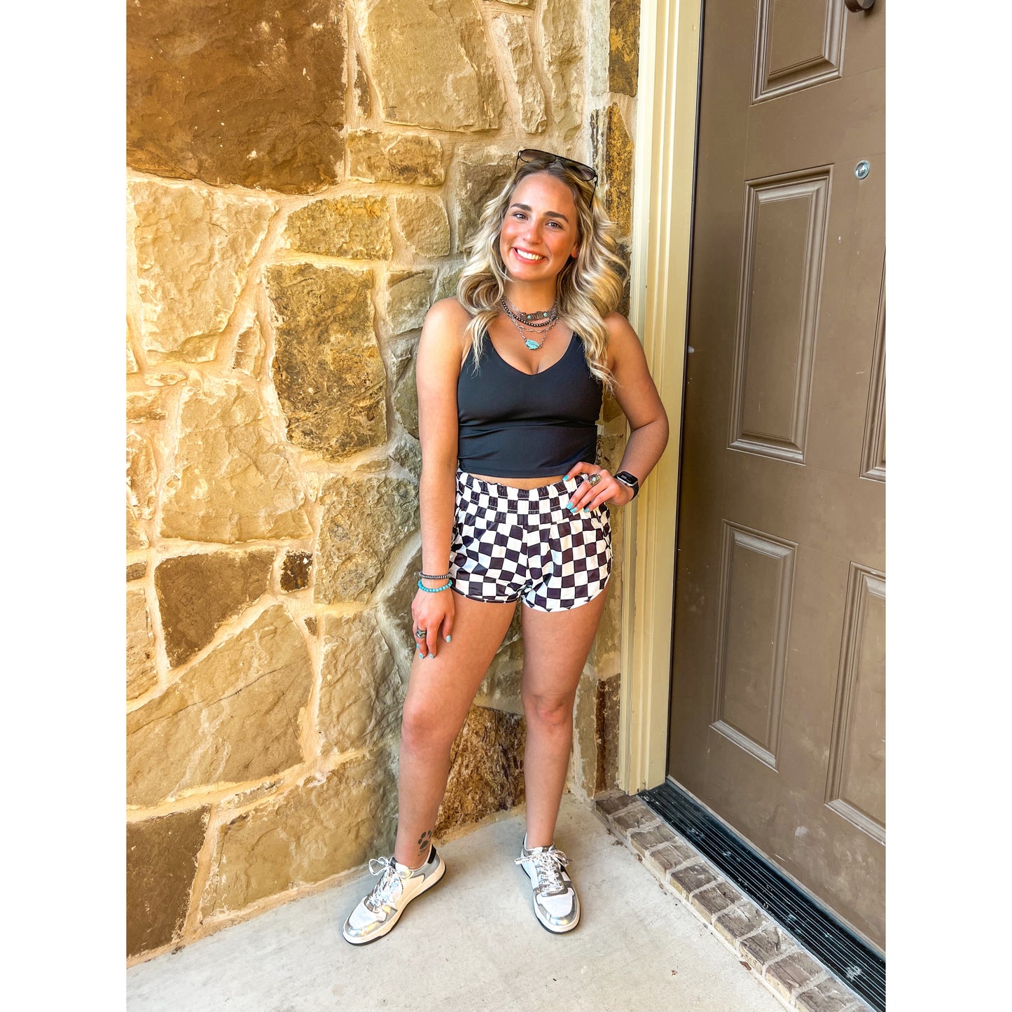 Checkered Shorts