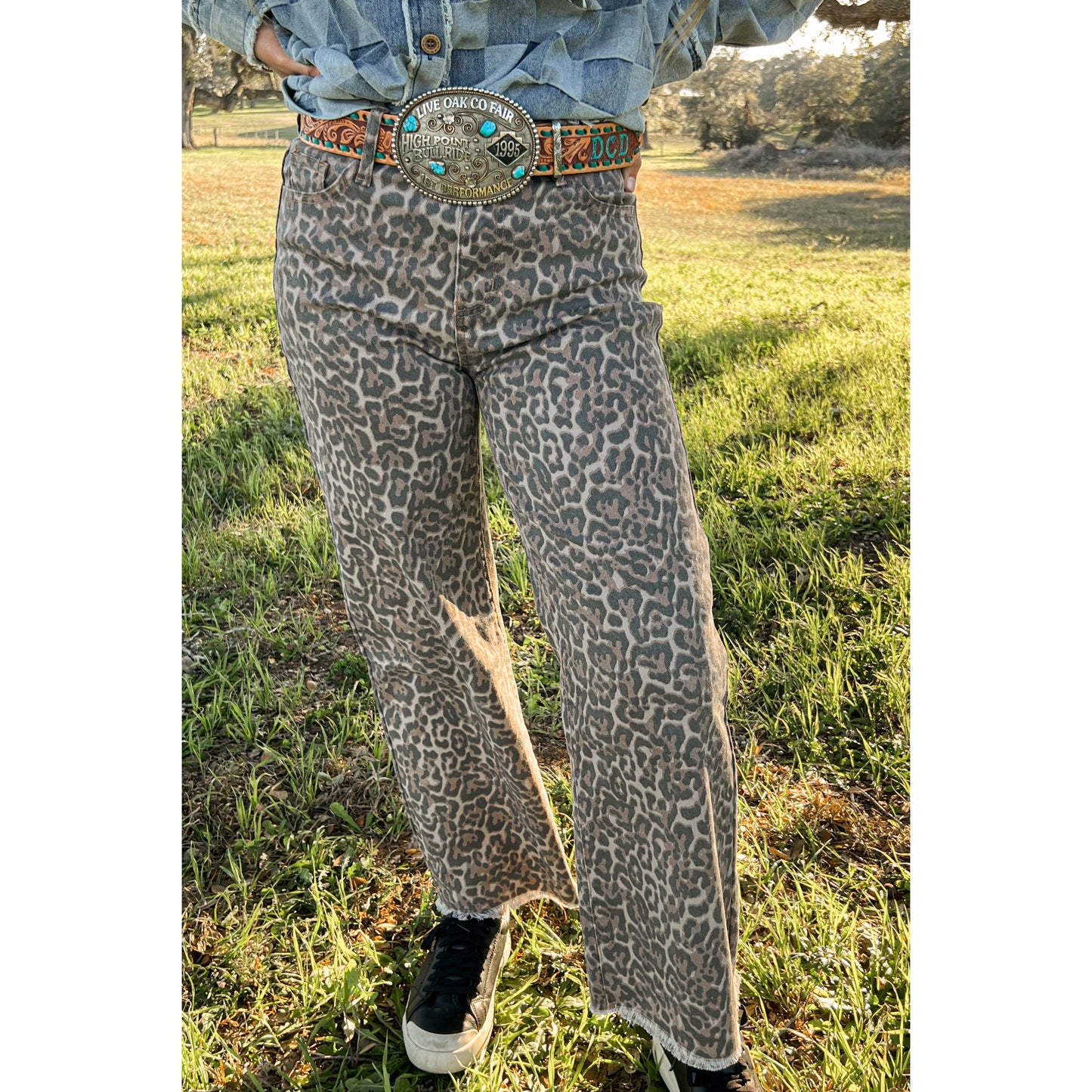 Cheetah Denim Jeans