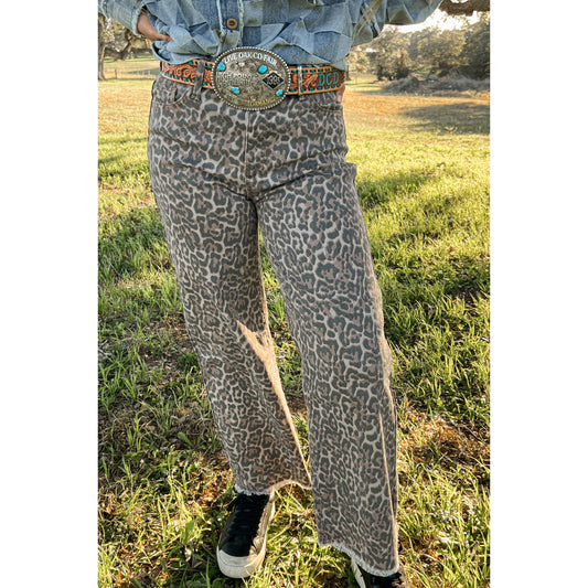 Cheetah Denim Jeans