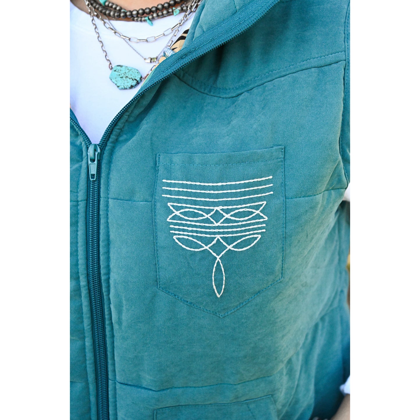 Turquoise Vest