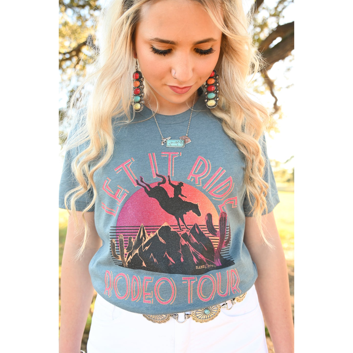 Let it Ride Rodeo Tour Top