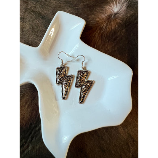 lightning bolt earrings