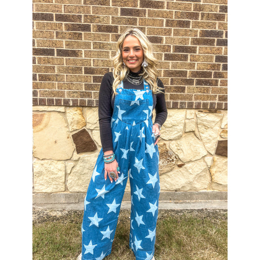 Star Denim Overalls