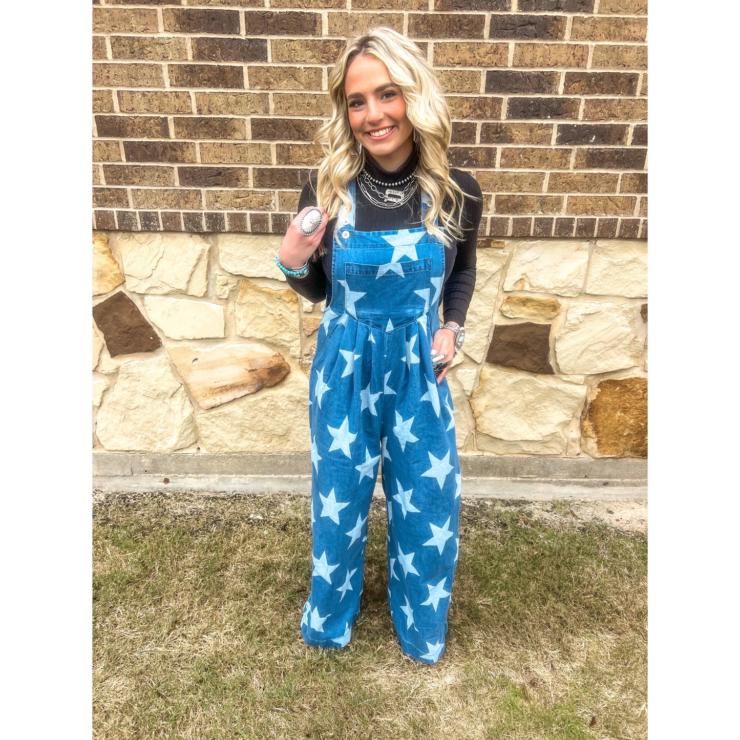 Star Denim Overalls